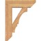 Ekena Millwork Balboa Slat Smooth Bracket w/ Offset Brace, Western Red Cedar, 7 1/2"W x 24"D x 32"H BKT0806X24X32BOA06SWR - alternate 2